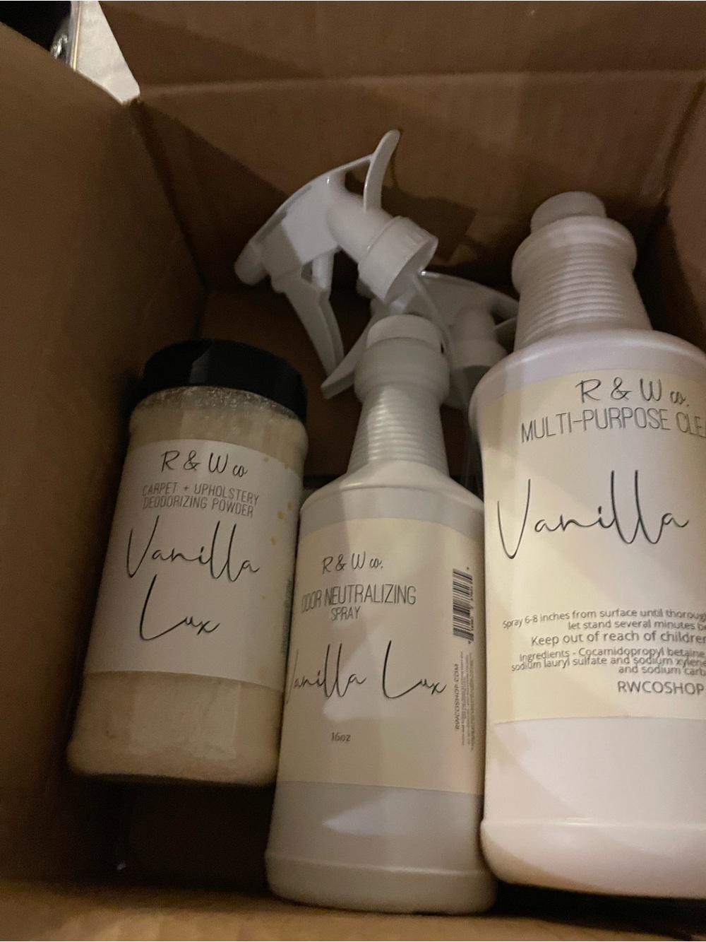 Vanilla Lux Multi-Purpose Cleaner & Odor Neutralizing Spray - Vanilla